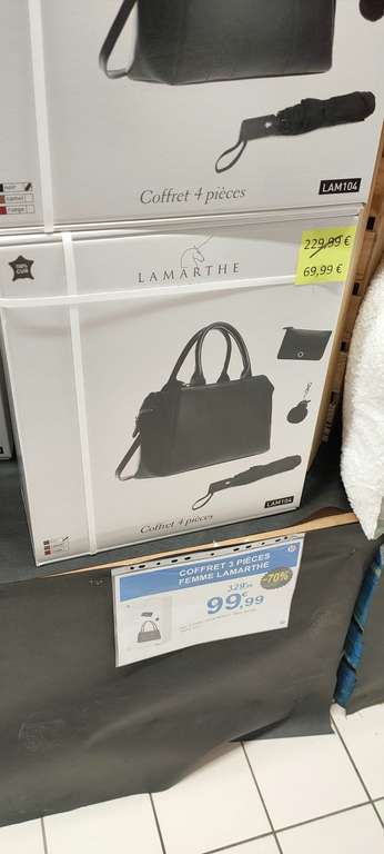 Sélection de sacs en cuir Lamarthe Paris en promotion - Ex : coffret Compagnon (4 pièces) - Onet-le-Château (12)