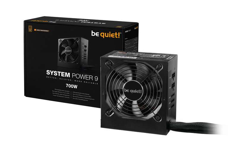 Alimentation PC Modulaire Be quiet! System Power 9 - 700W, 80+ Bronze