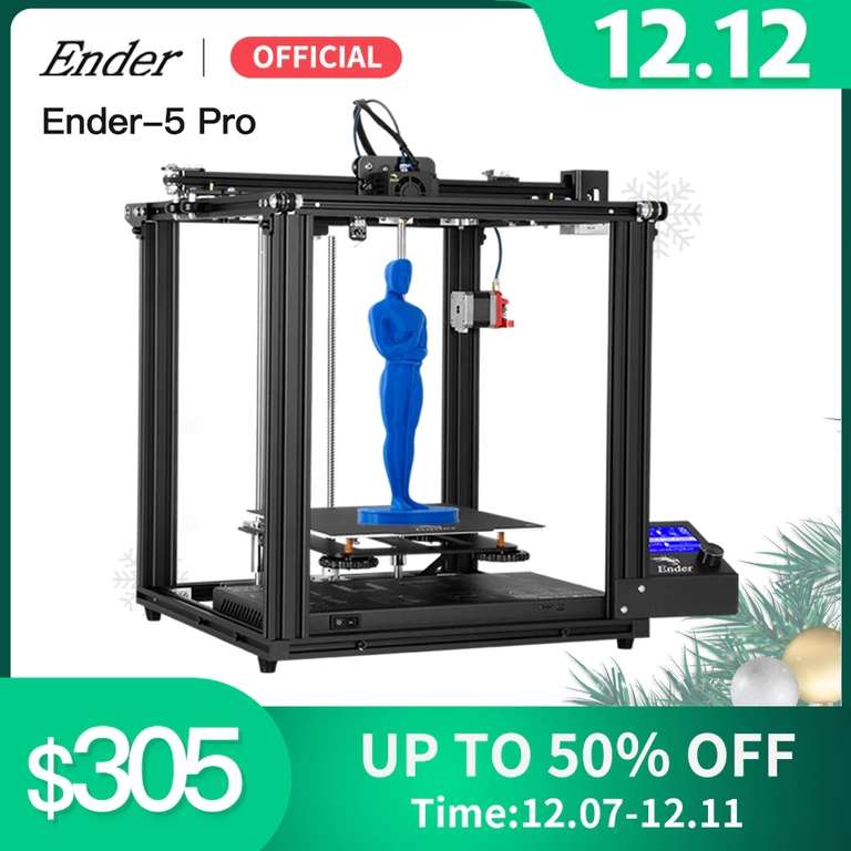 Imprimante 3D Creality Ender 5-Pro - entrepôt FR (250.32€ via DECSELL8)