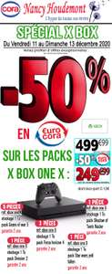 Sélection de Pack Console Microsoft Xbox one X (via 249€ sur la carte fidélité) - Nancy Houdemont (54)