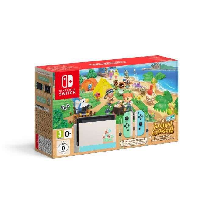 Pack Console Nintendo Switch + Animal Crossing (+40€ en Fidélité pour les CDAV)