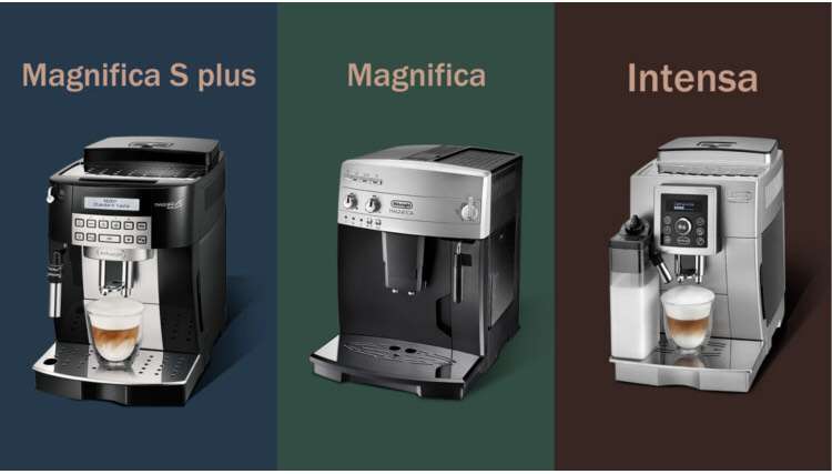 Sélection de Machines à café automatique De'Longhi - Ex: Magnifica S Plus + 2 monodoses EcoDecalk