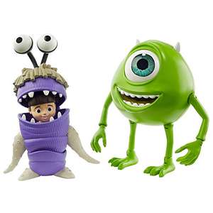 Figurines articulées Pixar Monstres et Cie - Bob Razowski et Bouh