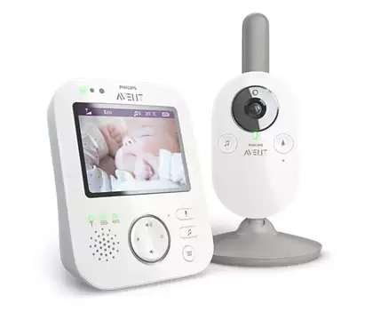 Écoute-bébé vidéo numérique Philips Avent SCD843/01 + Éveil Lumière Kids HF3503/01