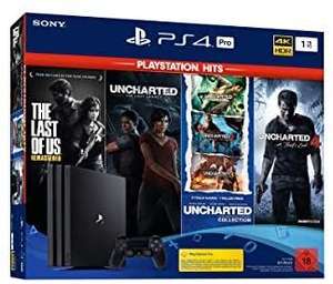 Pack Console Sony PS4 PRO (1 To) + The last of us remastérisée et quadrilogie Uncharted