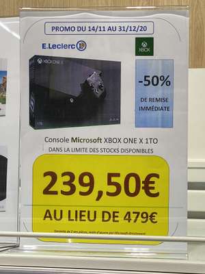 Console Microsoft Xbox One X (1 To) - La Ville-aux-Dames (37)