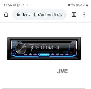 Autoradio JVC KD-T706BT - CD, Bluetooth, USB