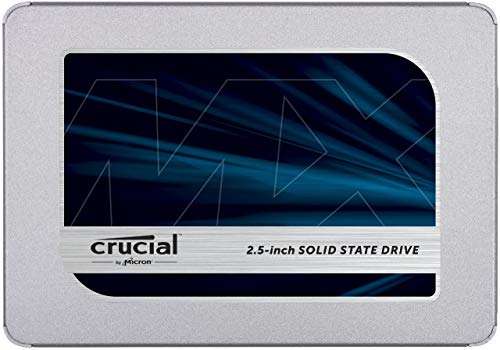 SSD interne 2.5" Crucial MX500 (TLC 3D, DRAM) - 250 Go