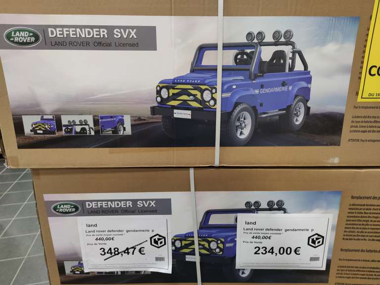 Sélection de porteurs électriques en promotion - Ex : Land Rover Defender SVX Gendarmie - KLO à Arques (62)