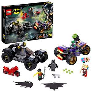 Jouet Lego DC Comics Batman : La poursuite du Joker en moto à 3 roues (76159)