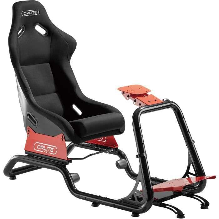 Cockpit de jeu Oplite GTR élite - Rouge