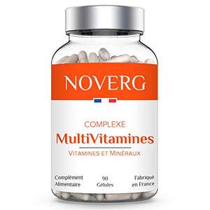 Sélection de compléments alimentaires NOVERG en promotion - Ex: MultiVitamines A-Z : 11 Vitamines & 7 Minéraux (vendeur tiers)