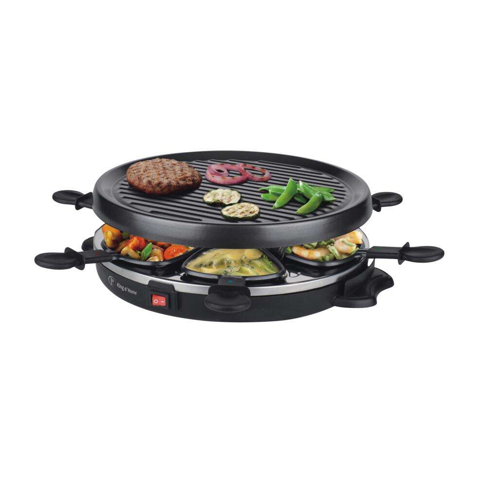 Raclette Grill King D'home - 6 personnes, 800 W –