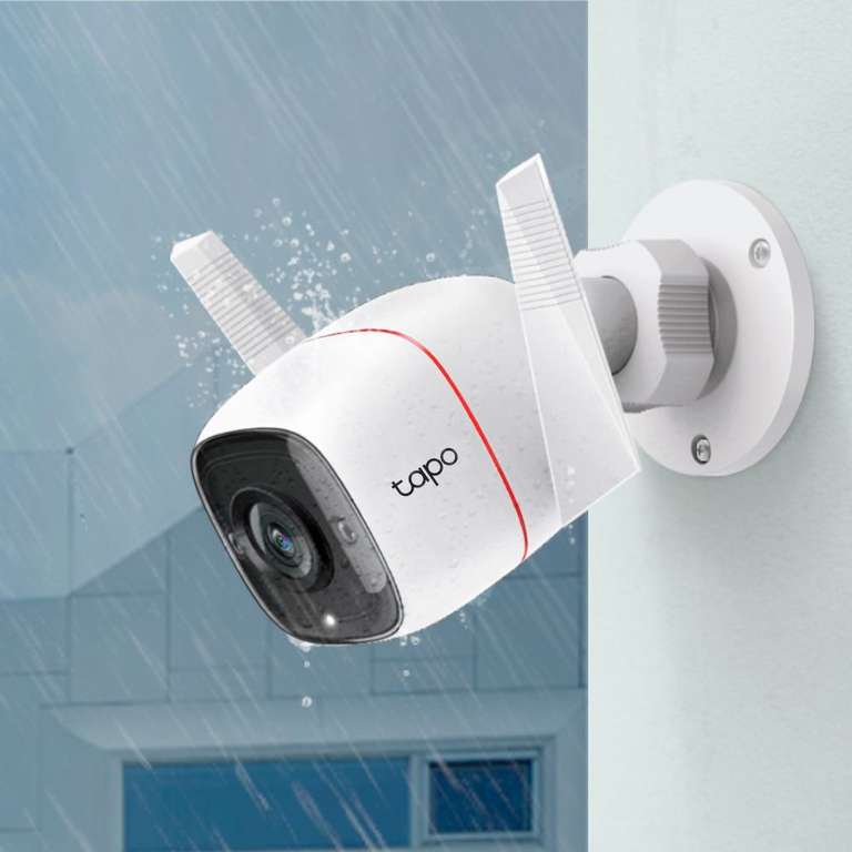 Caméra extérieure TP-Link Tapo C310 - 1080P, IP66, Compatible Alexa et Google Assistant