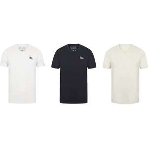 Lot de 3 T-shirts Tokyo Laundry pour Homme - Tailles du S au XL