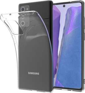 Coque souple pour smartphone Samsung Galaxy Note 20 EssentielB - transparent