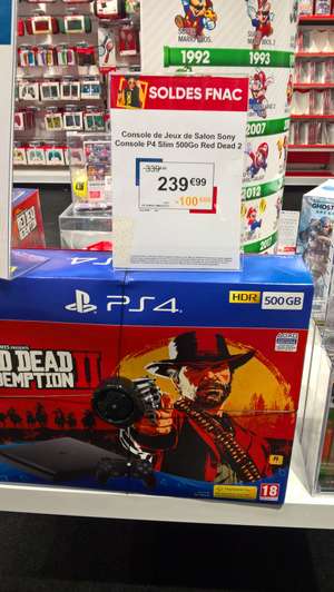 Pack Console PS4 Slim (500Go) + Red Dead Redemption 2 - La Rochelle (17)