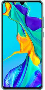 Smartphone 6.1" Huawei P30 - full HD+, Kirin 980, 6 Go RAM, 128 Go, Bleu Aurore