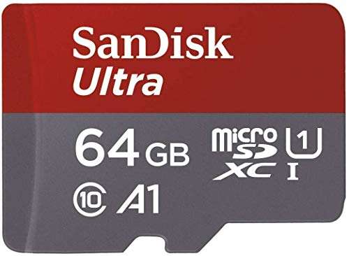 Carte MicroSDXC SanDisk Ultra - 64 Go + Adaptateur SD