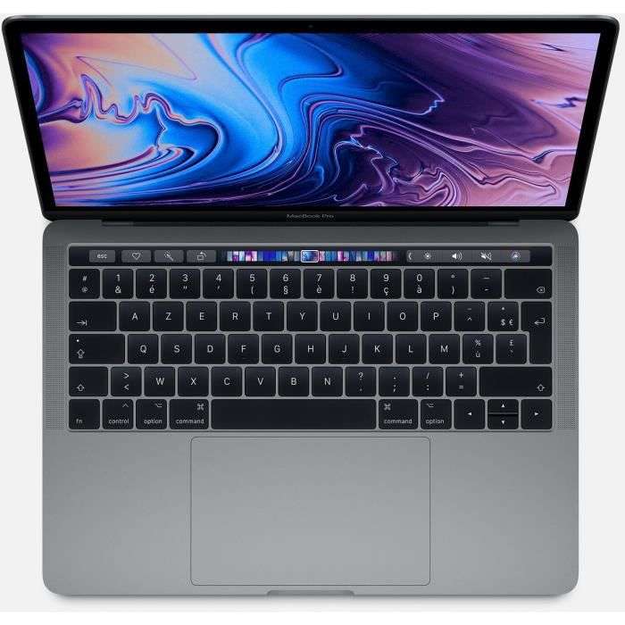 PC portable 13.3" Apple MacBook Pro Touch Bar (2019) - Retina, i5-8279U, 8 Go de RAM, 256 Go en SSD