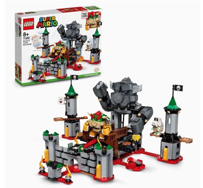 Jeu de construction Lego Super Mario - Ensemble d'Extension La bataille du château de Bowser n°71369