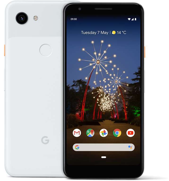 Smartphone 5.6" Google Pixel 3A - Full HD+, SnapDragon 670, 4 Go de RAM, 64 Go, Blanc (+ 7.43€ en Rakuten Points)