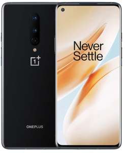 Smartphone 6.55" OnePlus 8 5G - full HD+ 90 Hz, SnapDragon 865, 8 Go de RAM, 128 Go, noir