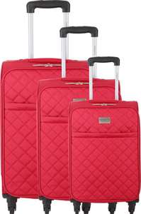 Ensemble 3 valises Torrente 41341201BX/3 - Rouge ou Noir