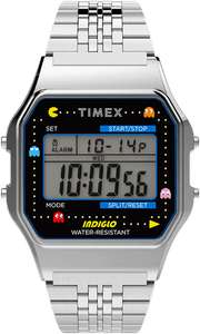 Montre Timex T80 X Pac-Man 34mm Stainless S Silver