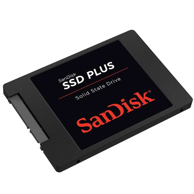 SSD Sandisk Plus 480 Go, SATA III (Mémoire MLC)