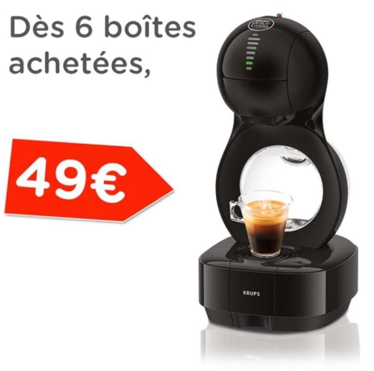 Sélection d'offres promotionnelles - Ex: Machine à café automatique Dolce Gusto Lumio + 6 boites de capsules
