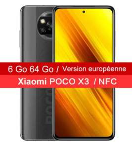 Smartphone 6.67" Xiaomi Poco X3 NFC - 64 Go (Vendeur Tiers)