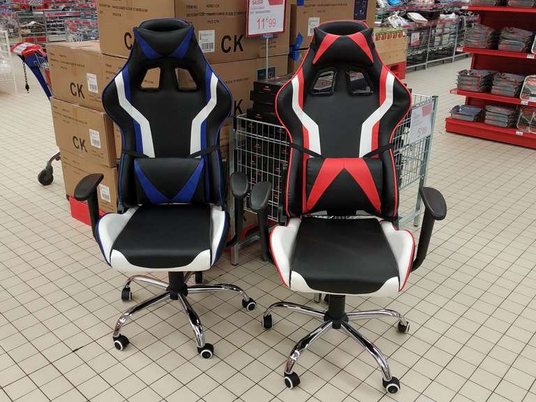 Chaise Gamer Factory - Rouge ou Bleu (Lille Lomme - 59)