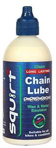 Cire pour chaînes Squirt Clean Long Lasting Chain lube 120ml pour chaîne de vélo