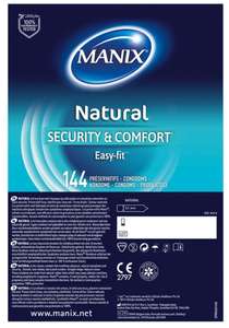 Boite de 144 préservatifs Manix Natural Security & Comfort