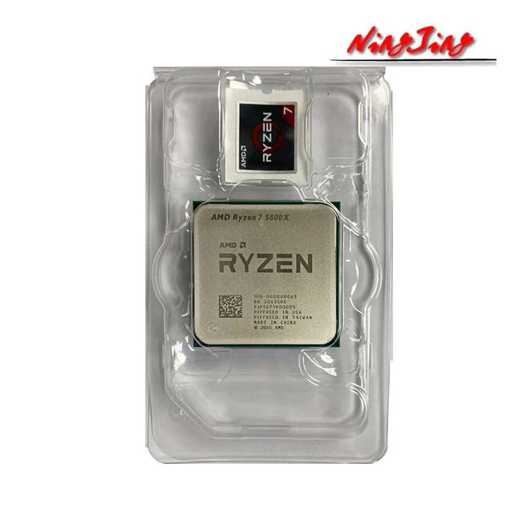 Processeur AMD Ryzen 7 5800X - 3.8 GHz, Mode Turbo à 4.7 GHz (380.2€ via SUPER32840)