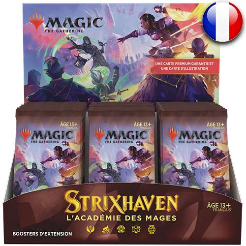 [Précommande] Boite de 30 boosters d'extension Magic The gathering Strixhaven (asgardtcg.fr)
