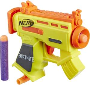 Pistolet à fléchettes Nerf Mirco Shots Fortnite AR-L (jaune), Battle Bus (bleu) ou rouge