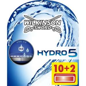Pack de 12 lames recharges Wilkinson hydro 5
