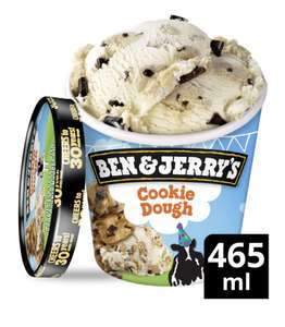 68% de réduction sur le second pot de glace Ben&Jerry's acheté - Ex : Lot de 2 pots de glace Cookie Dough