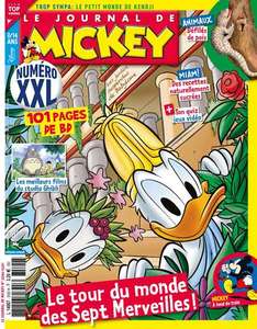 23€ de réduction supplémentaire sur une sélection de magazines dès 40€ d'achat - Ex: Le Journal de Mickey, 7 mois (30 numéros) pour 33,90€