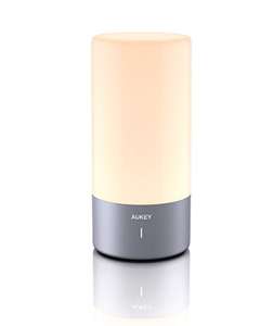 Lampe de Chevet LED Aukey LT-T6 - RGB avec Contrôle Tactile à 360° (Vendeur tiers)