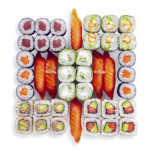 [Les mercredis] Plateau de 42 pièces Happy Sushi Box à emporter