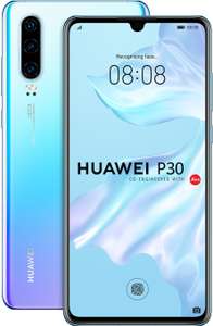 Smartphone 6.1" Huawei P30 (full HD+, Kirin 980, 6 Go de RAM, 128 Go, bleu nacré) + balance connectée Huawei Scale 3