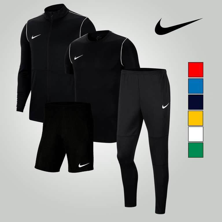 Ensemble sportif Nike Park 20 (4 pièces) pour Homme - 7 coloris - Tailles du S au 2XL