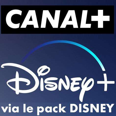Abonnement mensuel à Canal+ et le pack Disney (Disney+, Nat Geo, ...) TV & Digital pendant 2 ans (Engagement de 2 ans)