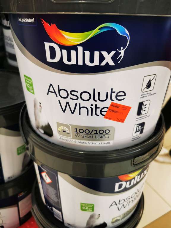 Pot de peinture blanche Dulux Absolute White (9 L) - Portet-sur-Garonne (31)
