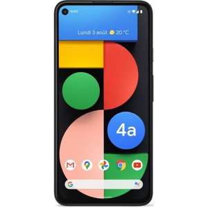 Smartphone 6.2" Google Pixel 4a 5G - 6 Go de RAM, 128 Go (vendeur tiers)