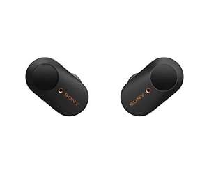 Écouteurs sans-fil à réduction de bruit Sony WF-1000XM3 - Bluetooth, Noir (Via coupon)