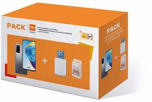 Pack smartphone 6.67" Xiaomi Mi 10T Pro 5G (full HD+, SnapDragon 865, 8 Go RAM, 256 Go, gris) + imprimante photo Xiaomi Mi (via ODR de 50€)
